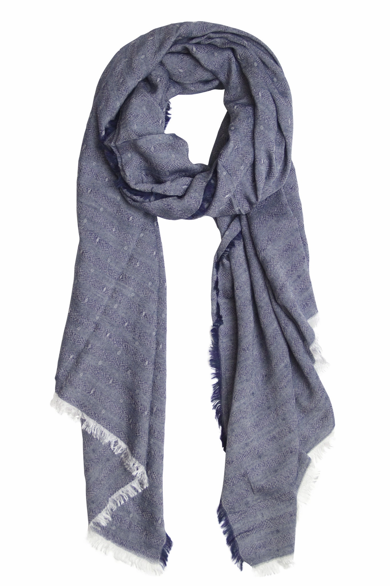 Best Seller Discount Today Only Special Unique Navy Blue Scarf