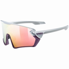Uvex Sportstyle 231 glasses - Silver Plum Mirror rose