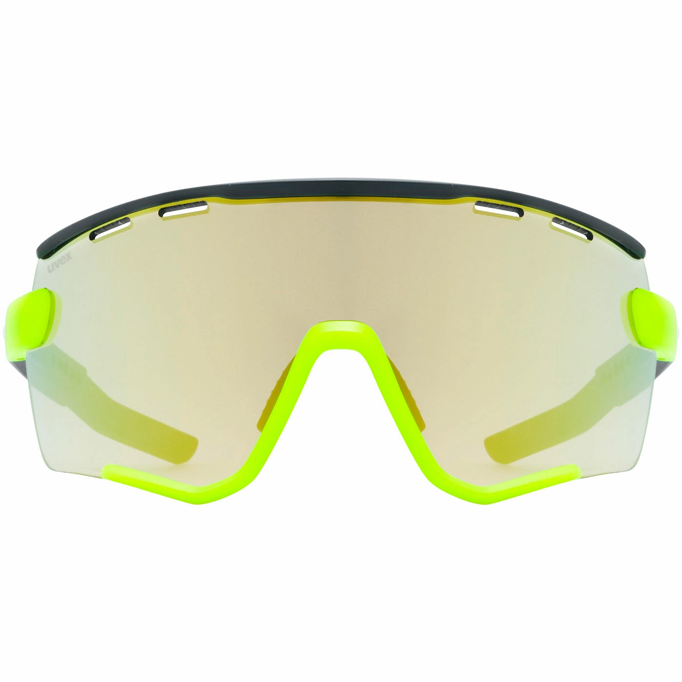 Uvex Sportstyle 236 set glasses - Black Yellow mirror yellow