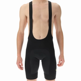 UYN Ridemiles bib shorts - Black yellow