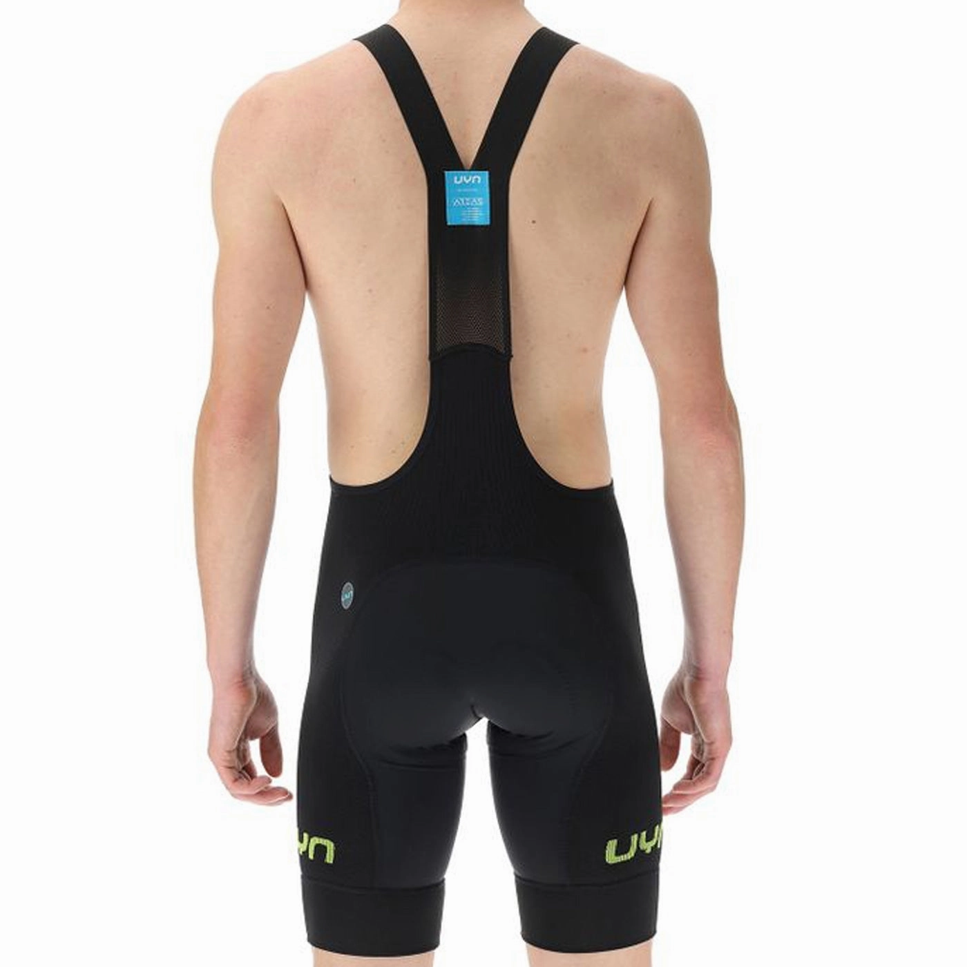UYN Ridemiles bib shorts - Black yellow