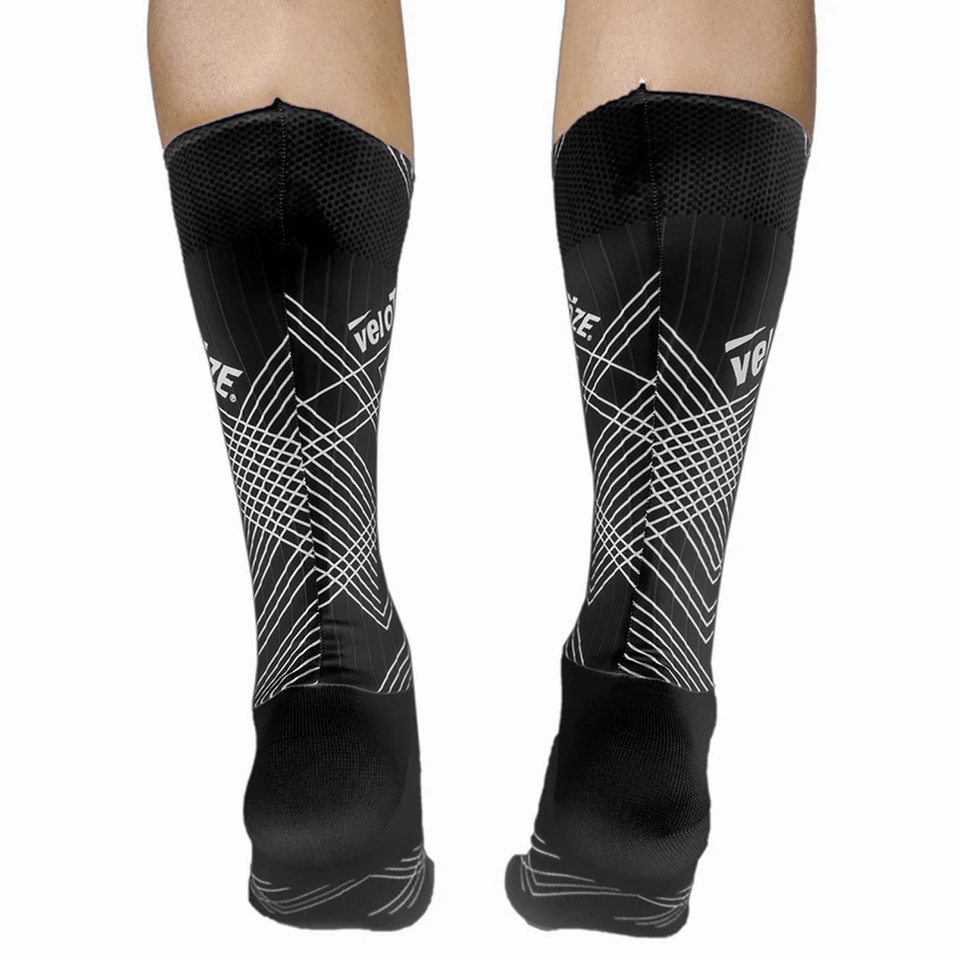 VeloToze Aero Extra Tall Socks - Black 