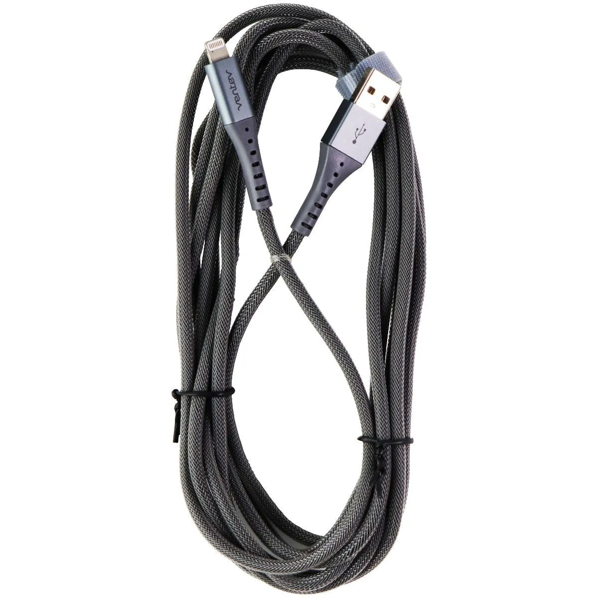 Deal of the Day Limited Stock Hot Deal Ventev (10-Ft) Chargesync Usb-A To 8-Pin Lightning Alloy Cable - Steel Gray