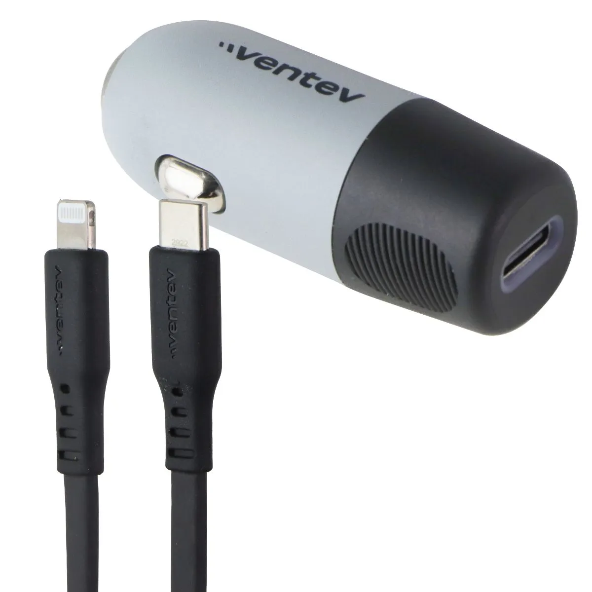 Ventev 20W Ultrafast Usb-C Car Charger W/ Lightning/Usb-C Cable (Cc20-Cl257361) Flash Sale Alert