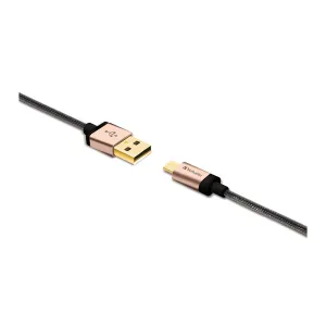 Mega Hot Offer Verbatim 65200 30Cm Sync &Amp; Charge Metallic Micro Usb Cable (Gold)