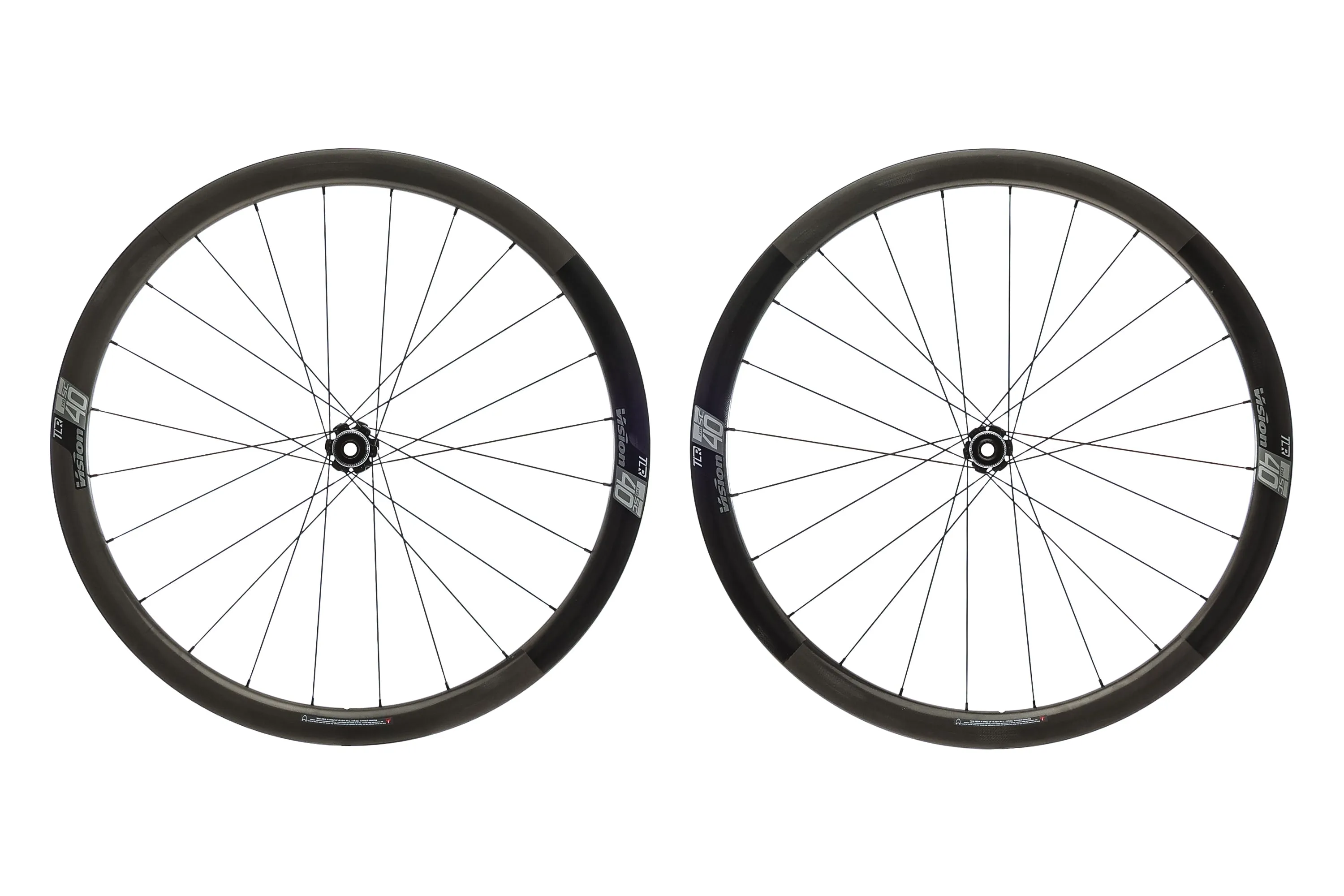 Vision SC 40 TLR Carbon Tubeless 700c Wheelset