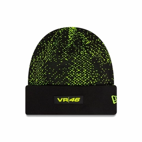 Trendy Picks Today Save More Now Vr46 Halftone Cuff Black Cuff Knit Beanie Hat