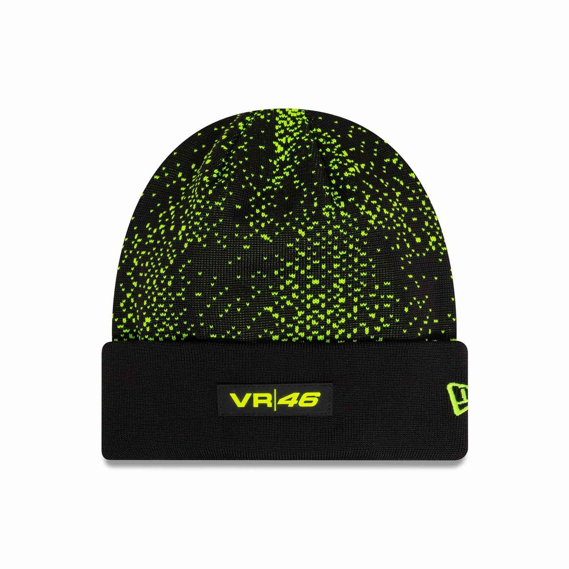 Trendy Picks Today Save More Now Vr46 Halftone Cuff Black Cuff Knit Beanie Hat
