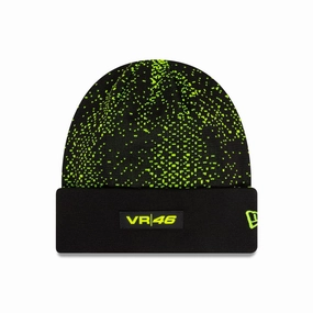 Trendy Picks Today Save More Now Vr46 Halftone Cuff Black Cuff Knit Beanie Hat