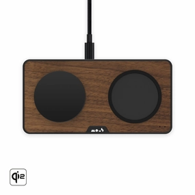 Big Sale Today Surprise Discount Today Walnut Charging Station With Qi2