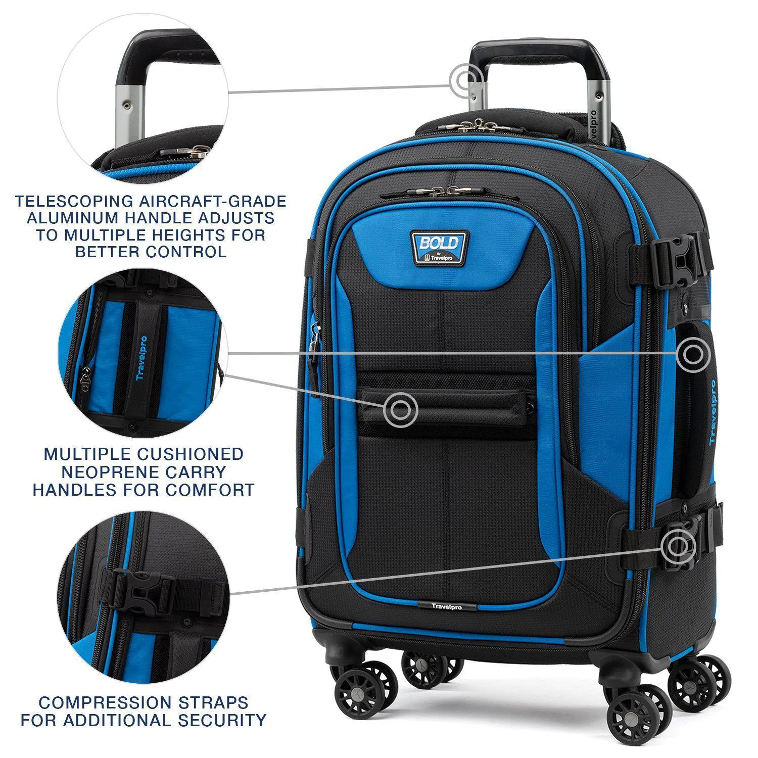 Bold By Travelpro 21" Expandable Spinner Hot Pick Online Steal the Deal Now