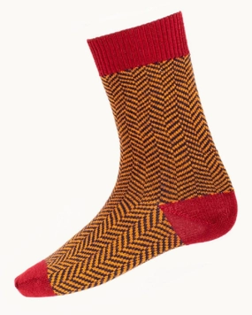 Flash Pick Today Shop Todays Picks House Of Cheviot Herringbone Short Socks Clearance