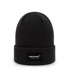 Mclaren Racing Black Cuff Knit Beanie Hat Big Savings Alert