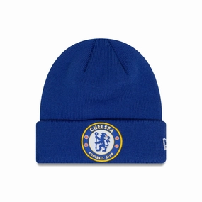 Chelsea Fc Lion Crest Core Blue Cuff Knit Beanie Hat Big Savings Alert Sweet Deal Today