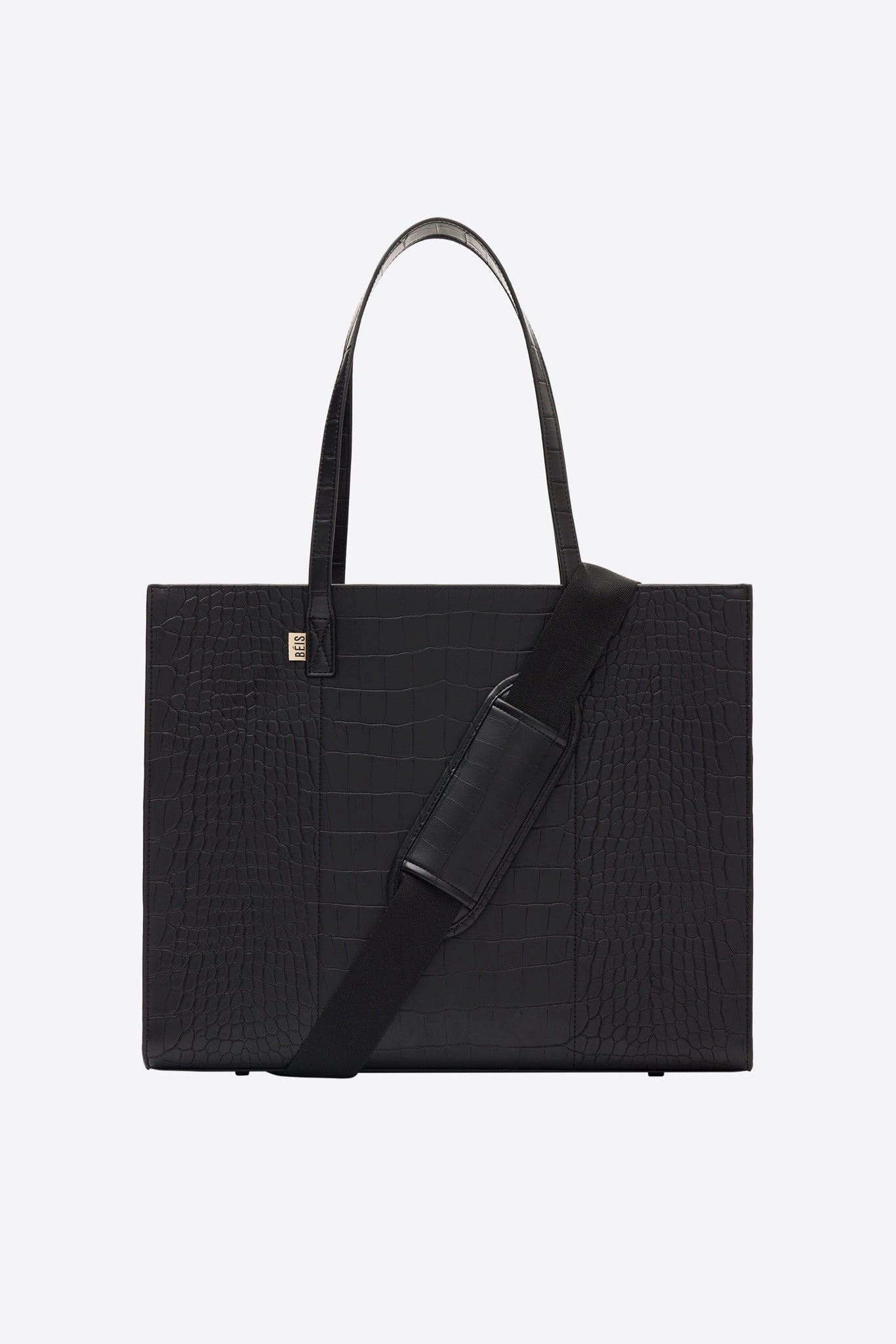 The Large Work Tote In Black Croc EndofWeek Deals