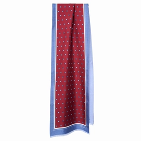 Burgundy Double Silk Scarf Flash Sale Alert Best Deal Online