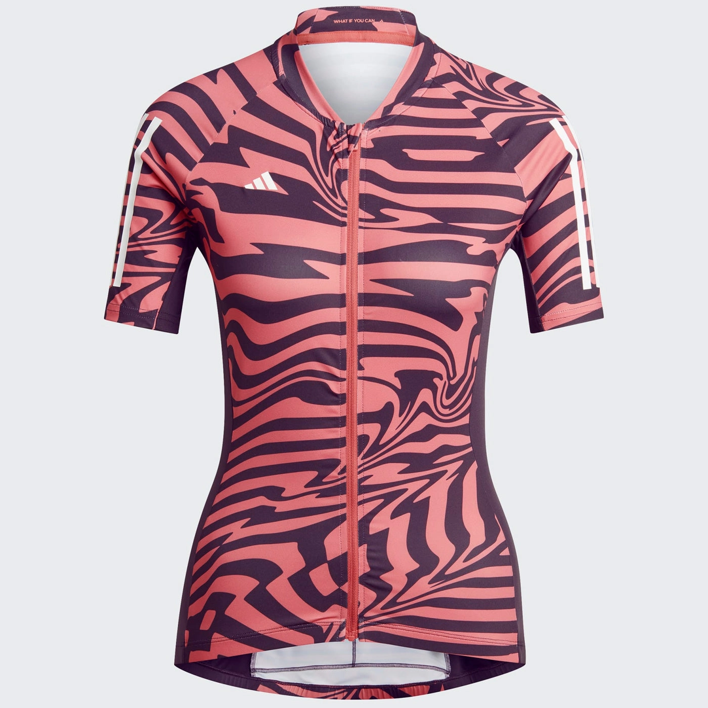 Women's Adidas Essentials 3-Stripes Fast zebra jersey - Pink