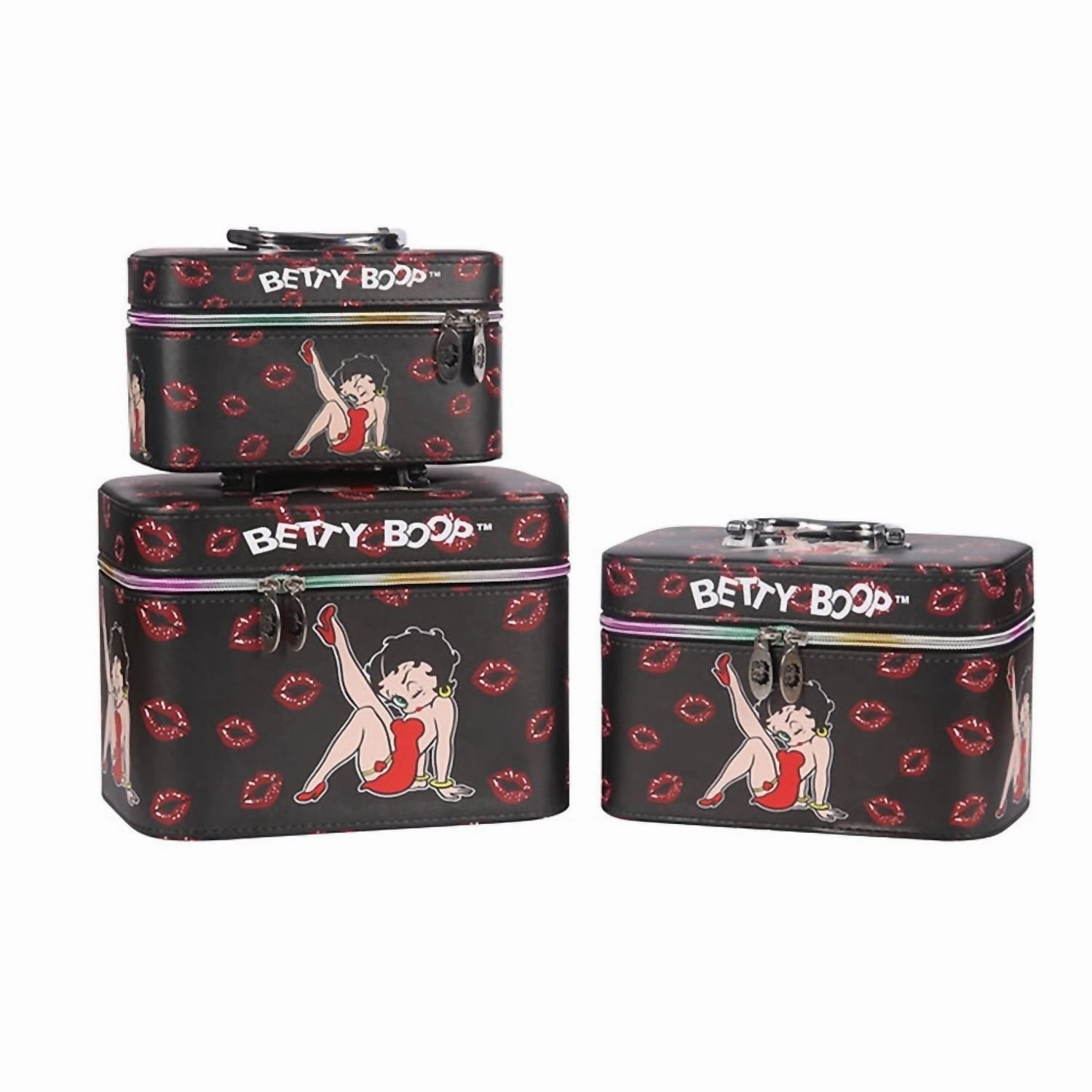 Women'S Cosmetic Bag Set In Black Limited Stock Offer Shop Save Big