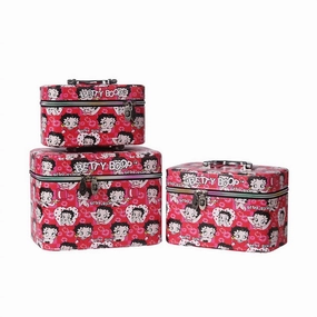 Clearance Steal Today Shop the Savings Women'S Cosmetic Bag Set In Pink