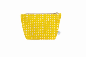 Women'S Ivy Cosmetic Bag In Dayglow Sunshine Yellow Hot Sale Frenzy Big Hot Sale