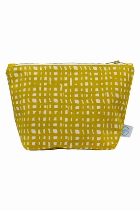 Sweet Deal Today Women'S Ivy Cosmetic Bag In Golden Flax