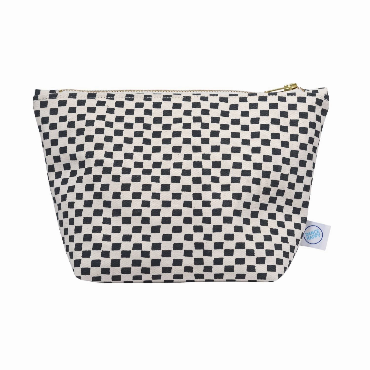 Women'S Jamie Cosmetic Bag In Dark Slate/Beige Flash Deal Today Todays Special Picks