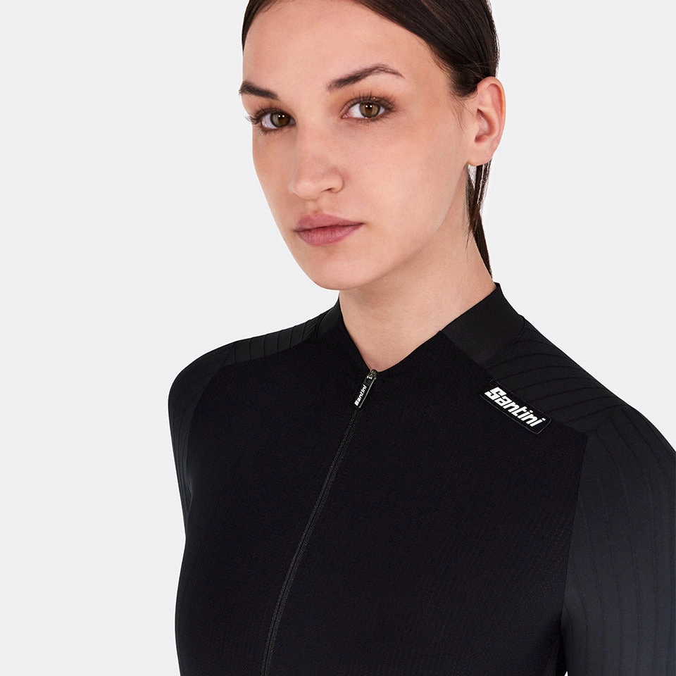 Women's jersey Santini Redux - Black