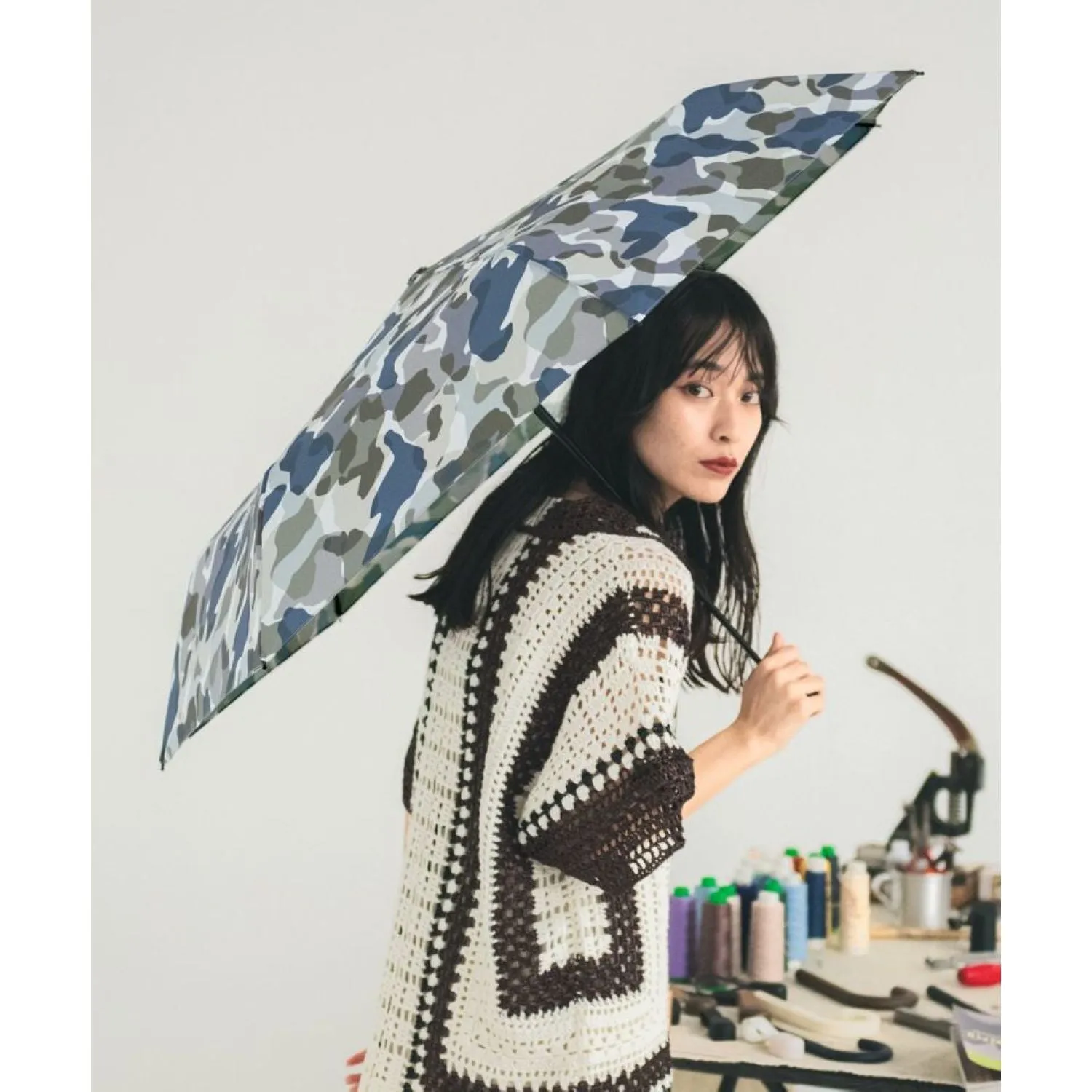 Flash Discount Today Wpc Ux Basic Folding Uv Protection Umbrella 58Cm