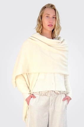 Wrap Scarf - Ivory Trending Hot Deal