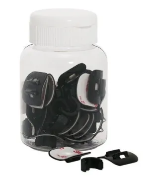 XLC BR-X08 Stick On Bike Cable Guides - Pack Of 30