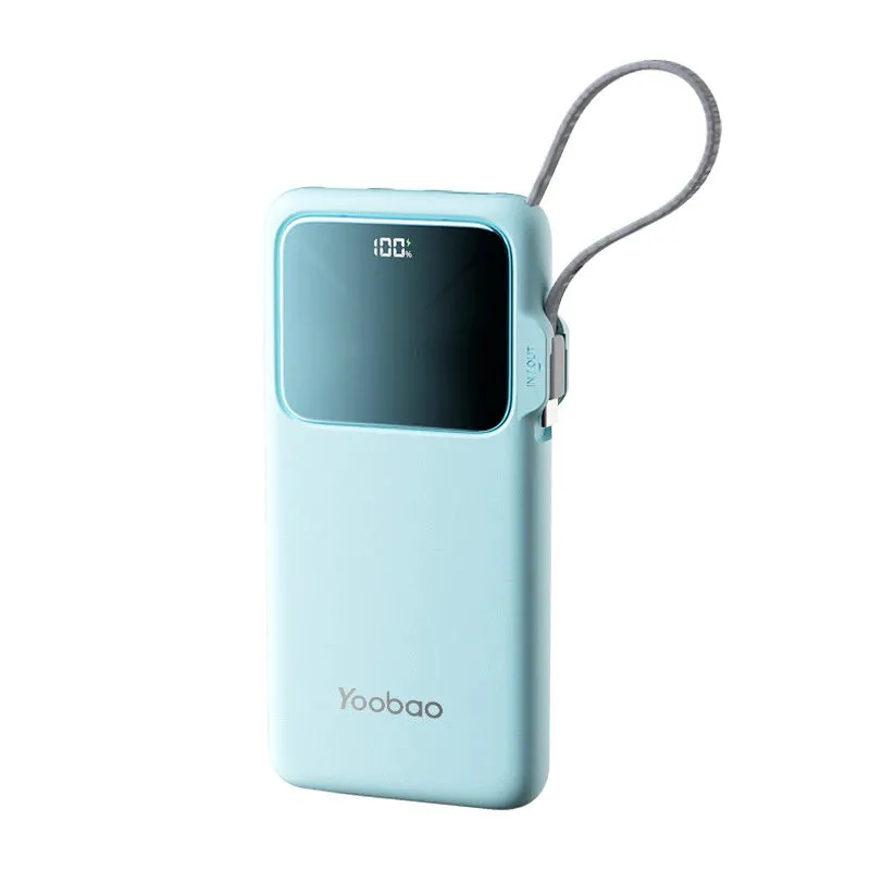 Dont Wait Save Save Big Today Yoobao Q13 10000Mah Built-In Cable Powerbank - Thinner And Fast Charging