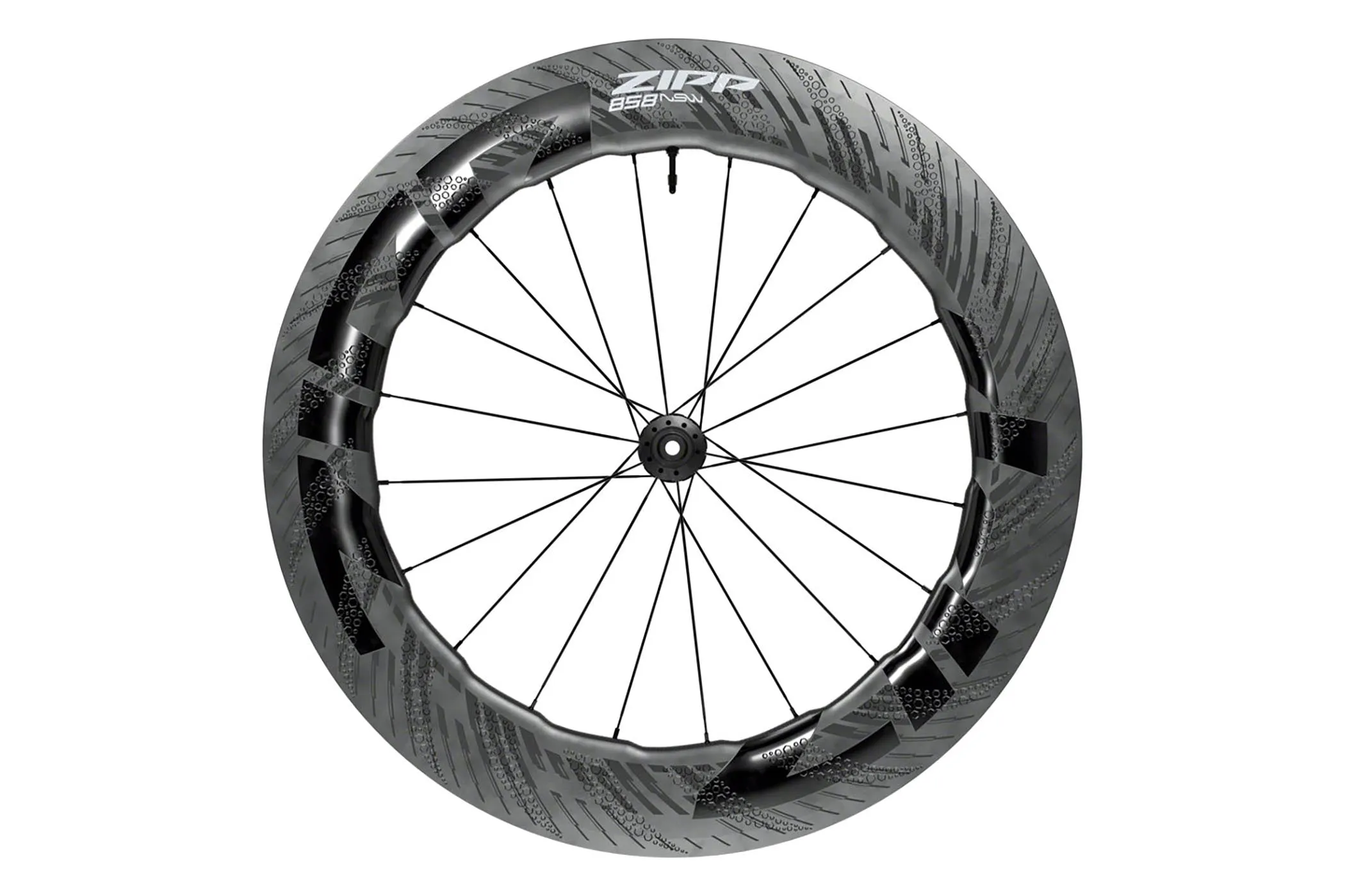 Zipp 858 NSW Carbon Tubeless 700c Front Wheel - D1